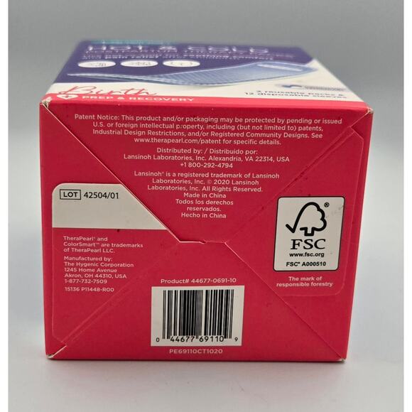 Lansinoh Hot & Cold Postpartum Therapy Packs 2 Packs & 12 Disposable Sleeves - Picture 6 of 7